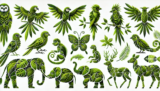 9 Stunning DALL-E AI Prompts for Tropical Leaves Art